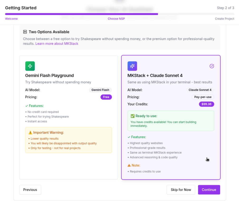 Shakespeare Example Project