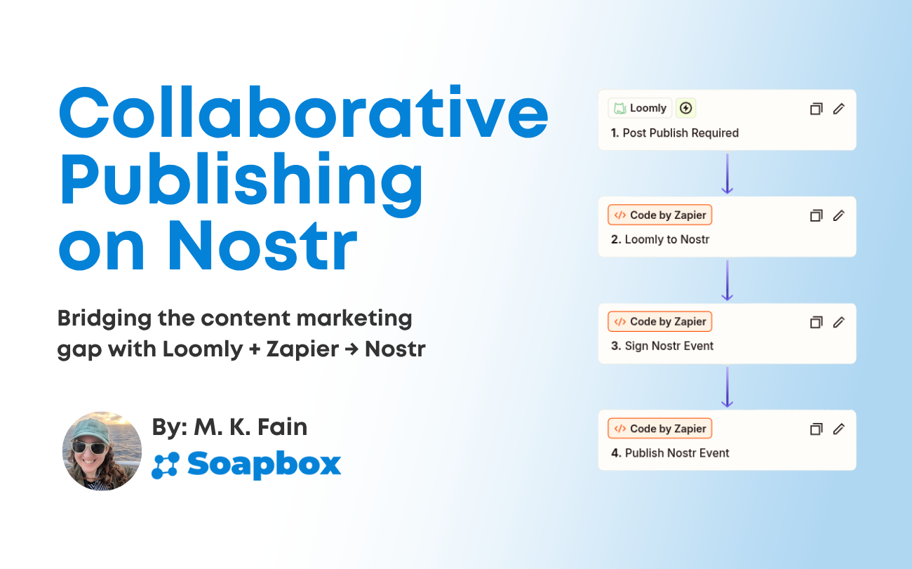 Solving Team Collaboration on Nostr: Our Loomly-Zapier Bridge