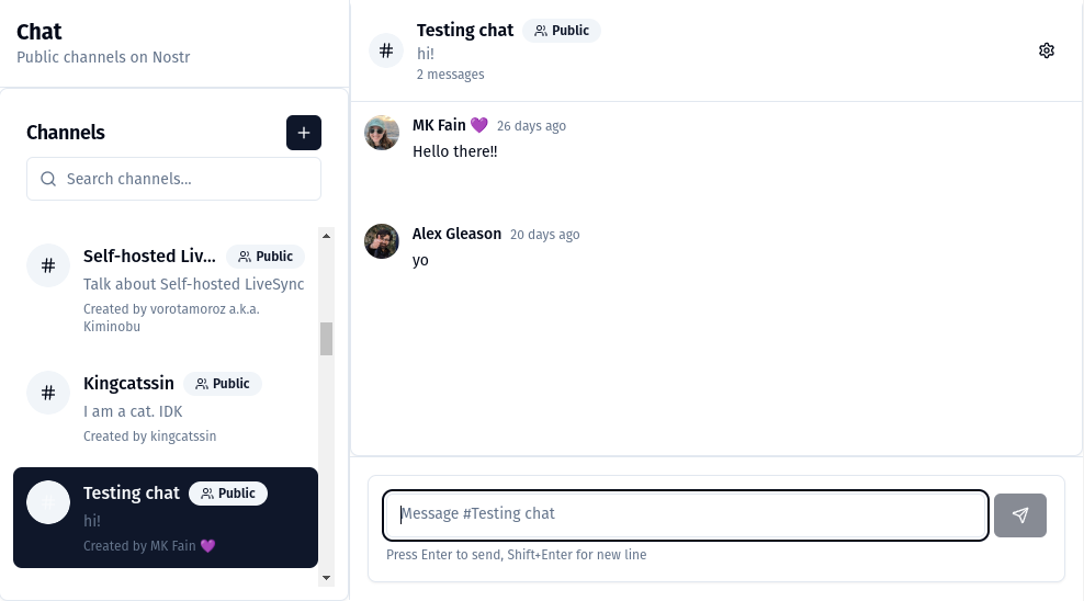 Group Chat Application Demo